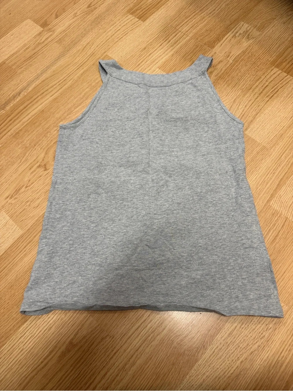Justice Girls Size 20 Gray Happy Butterfly Sequin Graphic Tank Top Sleeveless